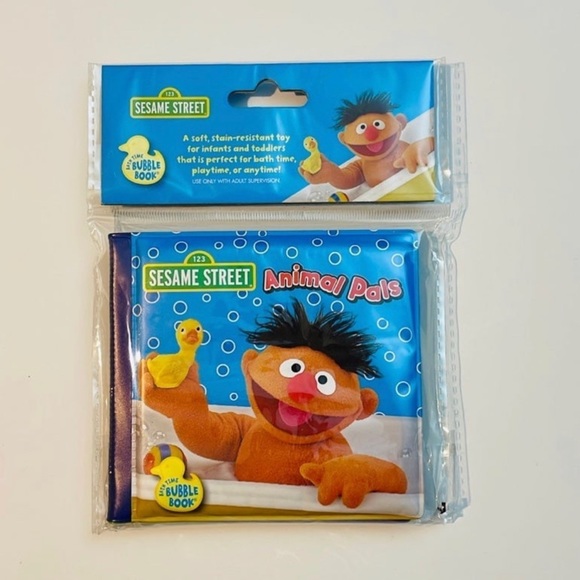 Disney Bath, Skin & Hair Sesame Street Animal Pals Bubble Bath Book